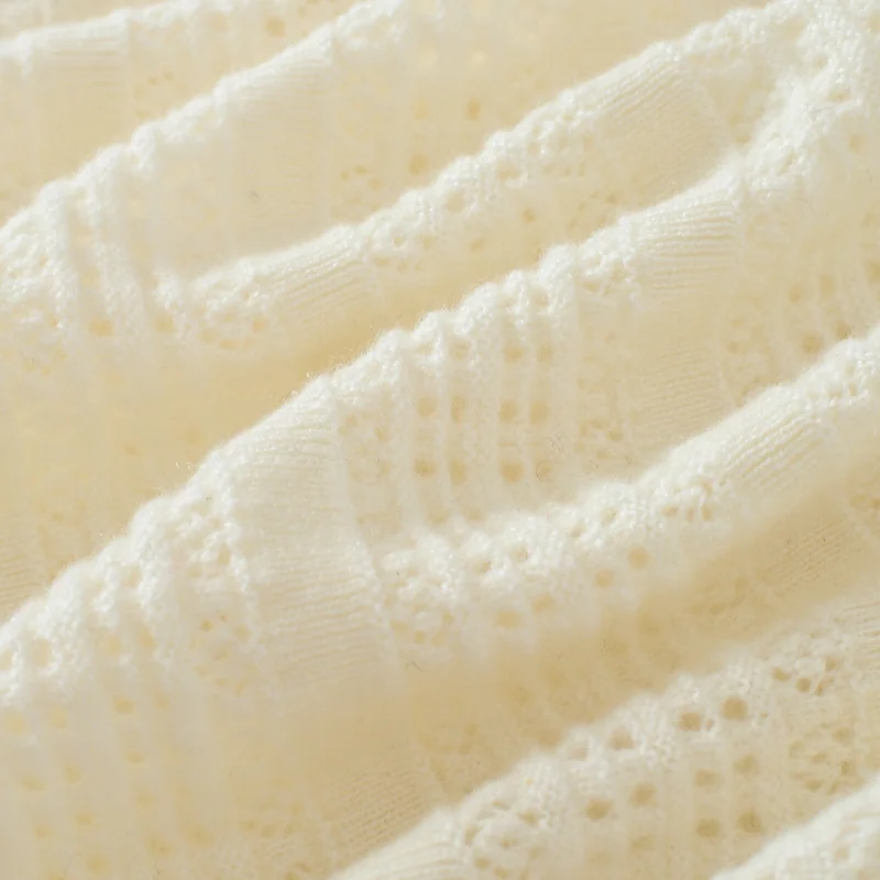 100% Cashmere, Cashmere knit skirt — Pink Skirt, 14–15.5µm, Cashmere Garment / Women — detail view 12
