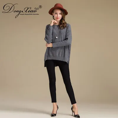 Chunky Knit Pullover Ladies Fashion Korean Sweater