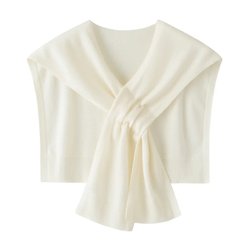 100% Cashmere, Cashmere sleeveless vest — Grey Sleeveless top, 14–15.5µm, Cashmere Garment / Women — detail view 4
