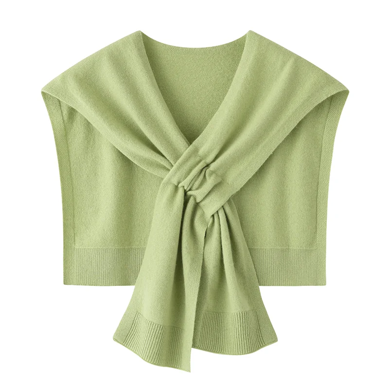 100% Cashmere, Cashmere sleeveless vest — Grey Sleeveless top, 14–15.5µm, Cashmere Garment / Women — detail view 6