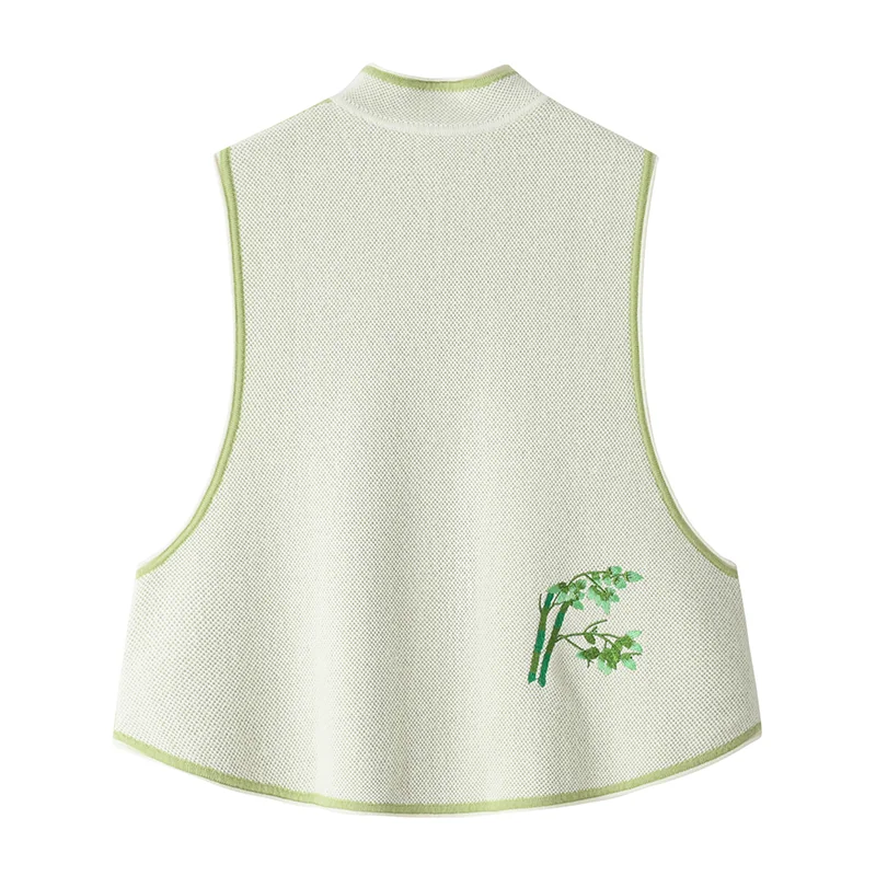 Cashmere sleeveless vest — Pink Sleeveless top