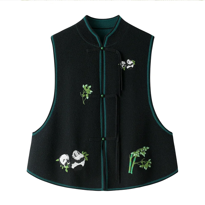 100% Cashmere, Cashmere sleeveless vest — Pink Sleeveless top, 14–15.5µm, Cashmere Garment / Women — detail view 4
