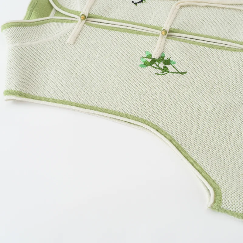 100% Cashmere, Cashmere sleeveless vest — Pink Sleeveless top, 14–15.5µm, Cashmere Garment / Women — detail view 8