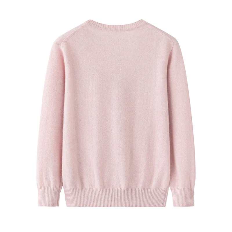 Cashmere crew-neck sweater — Blue Kids knit — Cashmere Sweaters & Knitwear, 100% Cashmere