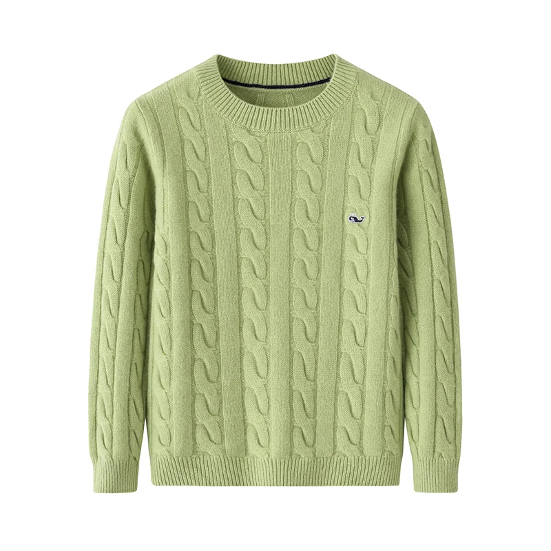 100% Cashmere, Cashmere crew-neck sweater — Blue Kids knit, 14–15.5µm, Cashmere Garment / Women — detail view 22