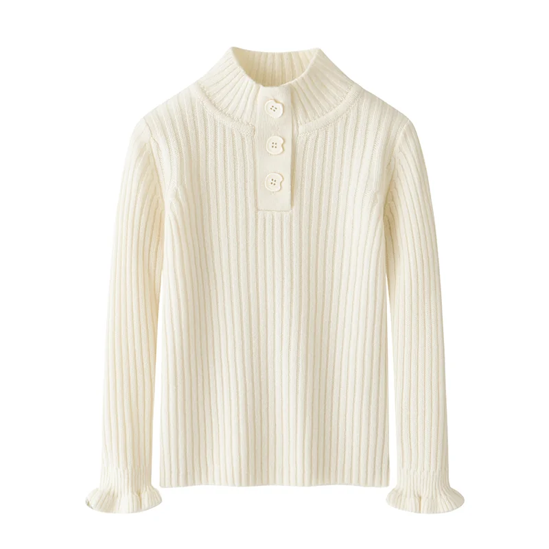 100% Cashmere, Cashmere crew-neck sweater — Blue Kids knit, 14–15.5µm, Cashmere Garment / Women — detail view 25