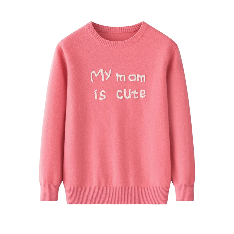 100% Cashmere, Cashmere crew-neck sweater — Blue Kids knit, 14–15.5µm, Cashmere Garment / Women — detail view 29
