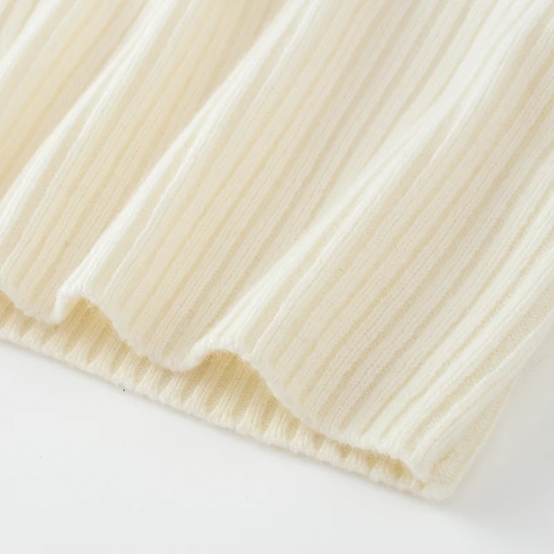 100% Cashmere, Cashmere crew-neck sweater — Blue Kids knit, 14–15.5µm, Cashmere Garment / Women — detail view 40