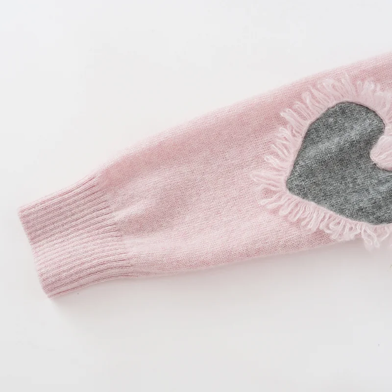 100% Cashmere, Cashmere crew-neck sweater — Blue Kids knit, 14–15.5µm, Cashmere Garment / Women — detail view 48