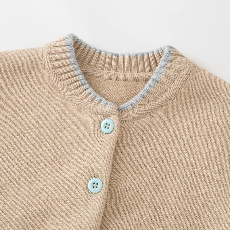 100% Cashmere, Cashmere crew-neck sweater — Blue Kids knit, 14–15.5µm, Cashmere Garment / Women — detail view 55