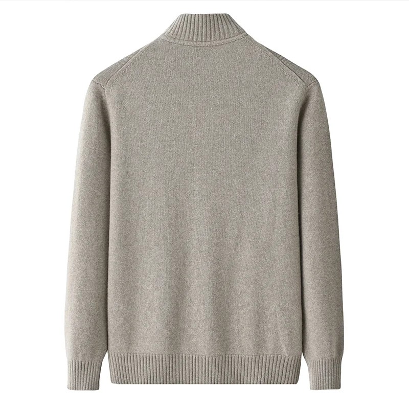 Cashmere crew-neck sweater — Grey — Cashmere Sweaters & Knitwear, 100% Cashmere