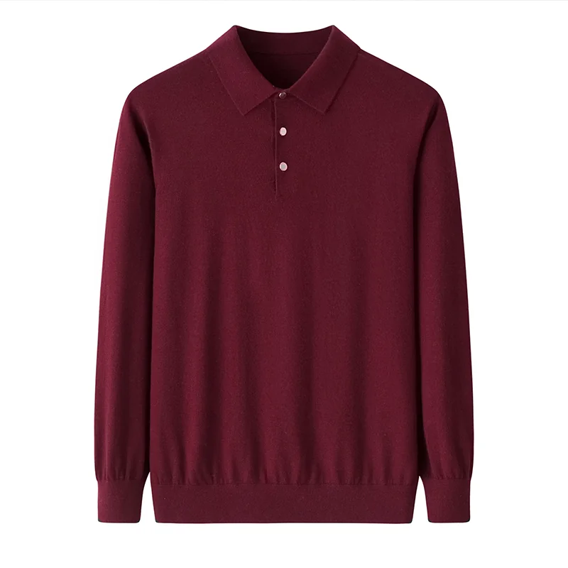100% Cashmere, Cashmere crew-neck sweater — Grey, 14–15.5µm, Cashmere Garment / Men — detail view 4