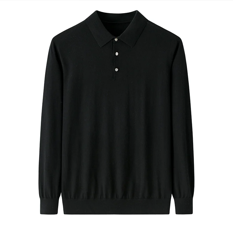 100% Cashmere, Cashmere crew-neck sweater — Grey, 14–15.5µm, Cashmere Garment / Men — detail view 5