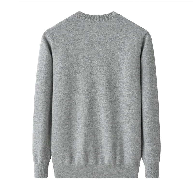 Cashmere crew-neck sweater — Camel — Cashmere Sweaters & Knitwear, 100% Cashmere