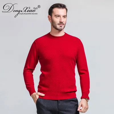 Customized Design Hot Style Crew Neck Cashmere Wool Sweater