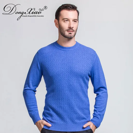 Men s New Design Wool Cashmere Knitted Pullover Sweater