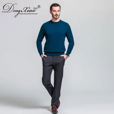 Men s Autumn and Winter Basic Style Cashmere Sweater