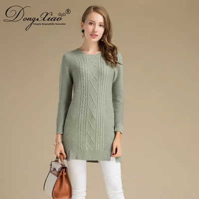 Solid Color Winter Comfortable Woman Woolen Sweater