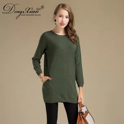 Spring and Autumn Women Cashmere Wool Sweater