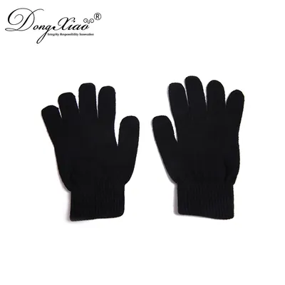 Unisex Brand Name Knitted Winter Cashmere Gloves
