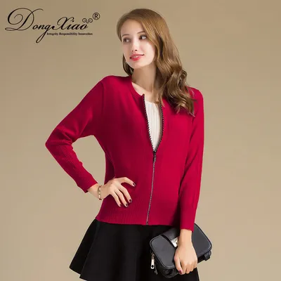 Wholesale Wool Cashmere Plain Cardigan for Women
