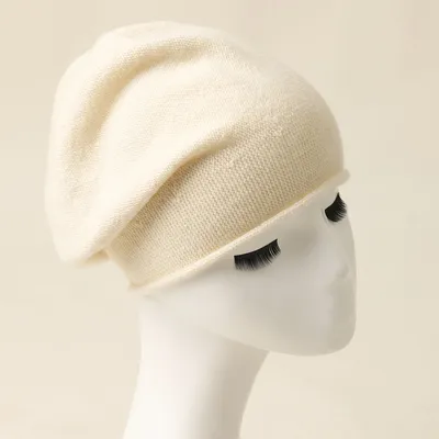 Luxury Cashmere Warm Winter Ski Beanie Hat