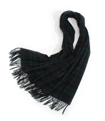 Scarf Factory 100 Cashmere Shawl Checked Pattern