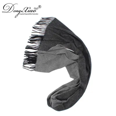 Womens Warm Long Elegant Double Side Cashmere Scarf