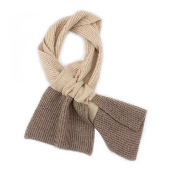 New Design Cashmere Knitted Small Size Scarf for Kids