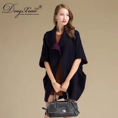 Oversized Computer Knitted 30 Cashmere Coat Sweater for Old Women