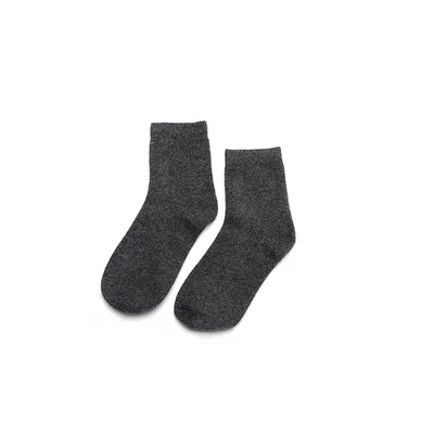 Wholesale Plain Knitting 100 Men Cashmere Socks