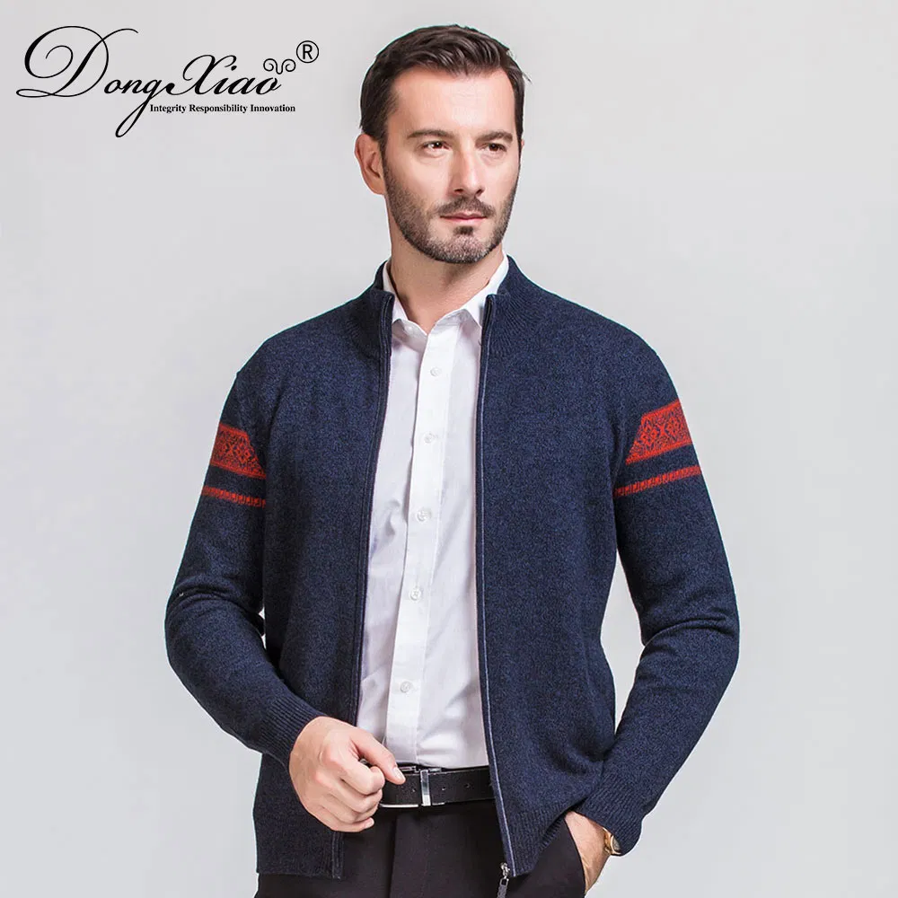 New Style Business Merino Wool Cashmere Men High Neck Sweater view 2