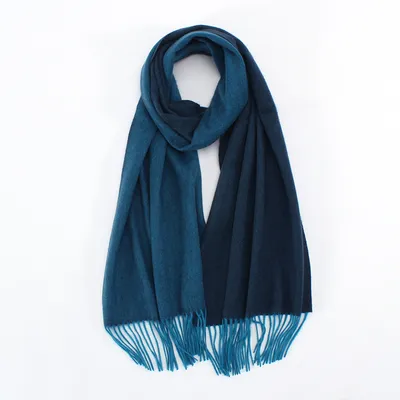 100 Cashmere Long Plain Scarf Factory China