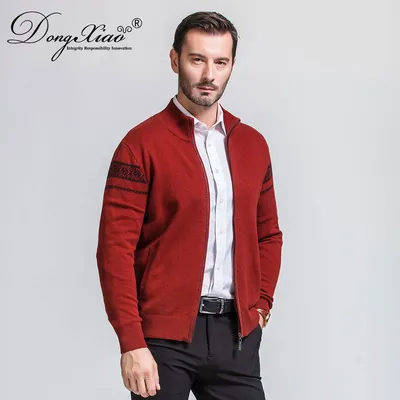 Outwear Wool Cashmere Sweater Thick Long Sleeve Cardigan