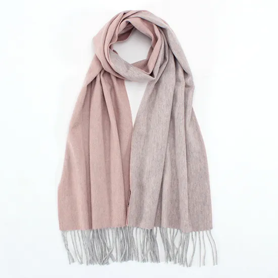 Two Color Design Cashmere Woven Scarf for Women