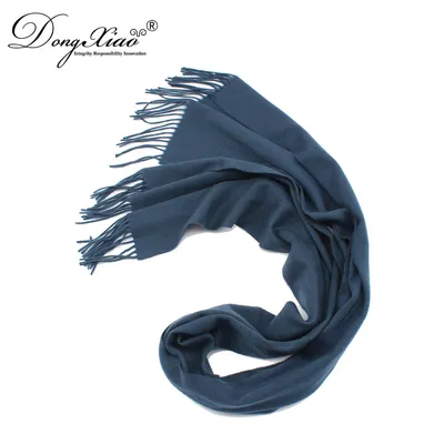 High Quality Solid Tassel Cashmere Scarf for Men
