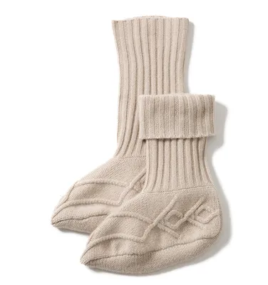 Home Wear Indoor Use Cashmere Shoe Socks