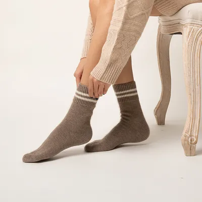Korean Style Girls School Uniform Boots Cashmere Socks
