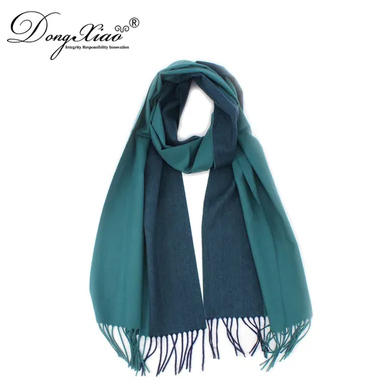 Plain Woven Cashmere Shawl Wrap Scarf for Women