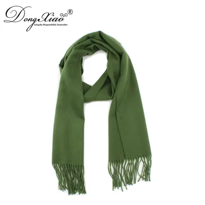 Solid Color Small Wave Woven Cashmere Scarf