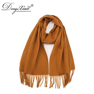 Solid Color Woven Pashmina Wrap Scarf
