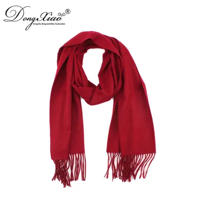 Thanksgiving Gift Girls Cashmere Scarf with Tassel