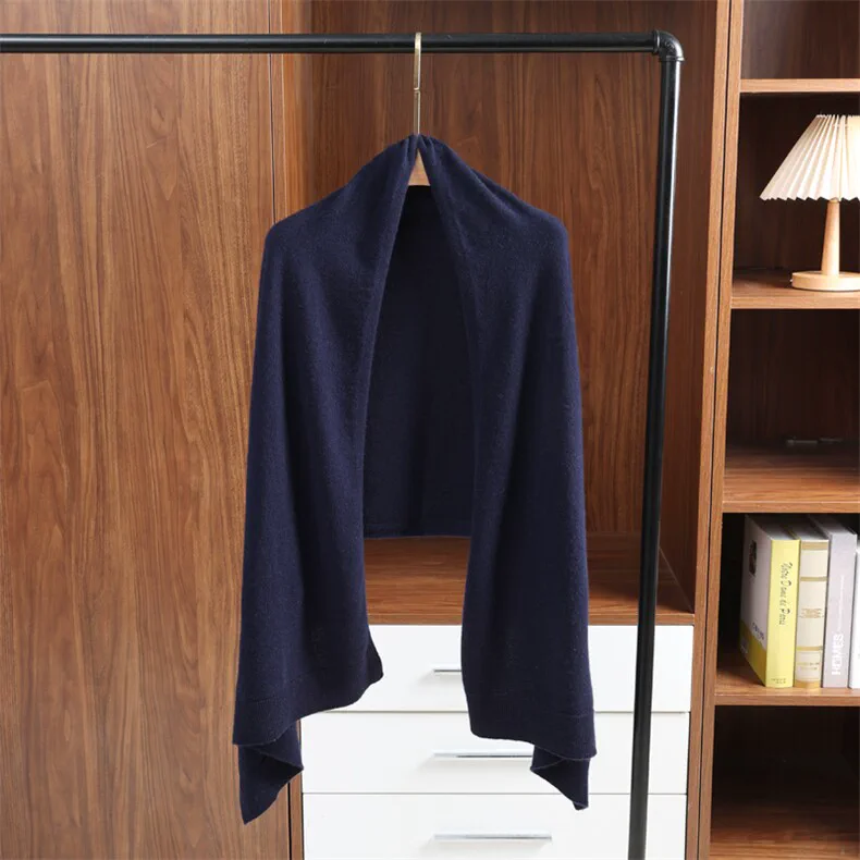 100% Cashmere, Cashmere pointelle crew-neck pullover, 14–15.5µm, Cashmere Garment — detail view 2