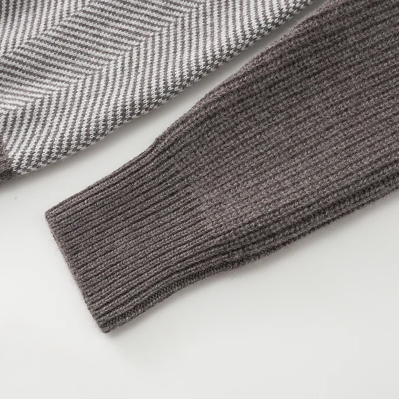 100% Cashmere, Cashmere open-front knit cardigan with pockets, 14–15.5µm, Cashmere Garment — detail view 5