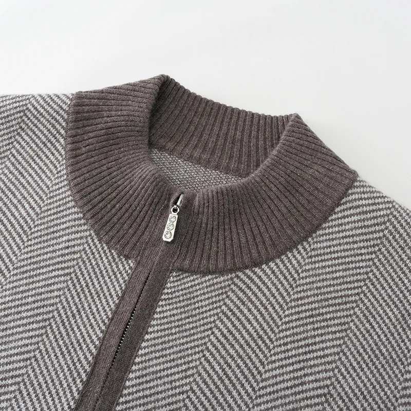 100% Cashmere, Cashmere open-front knit cardigan with pockets, 14–15.5µm, Cashmere Garment — detail view 6