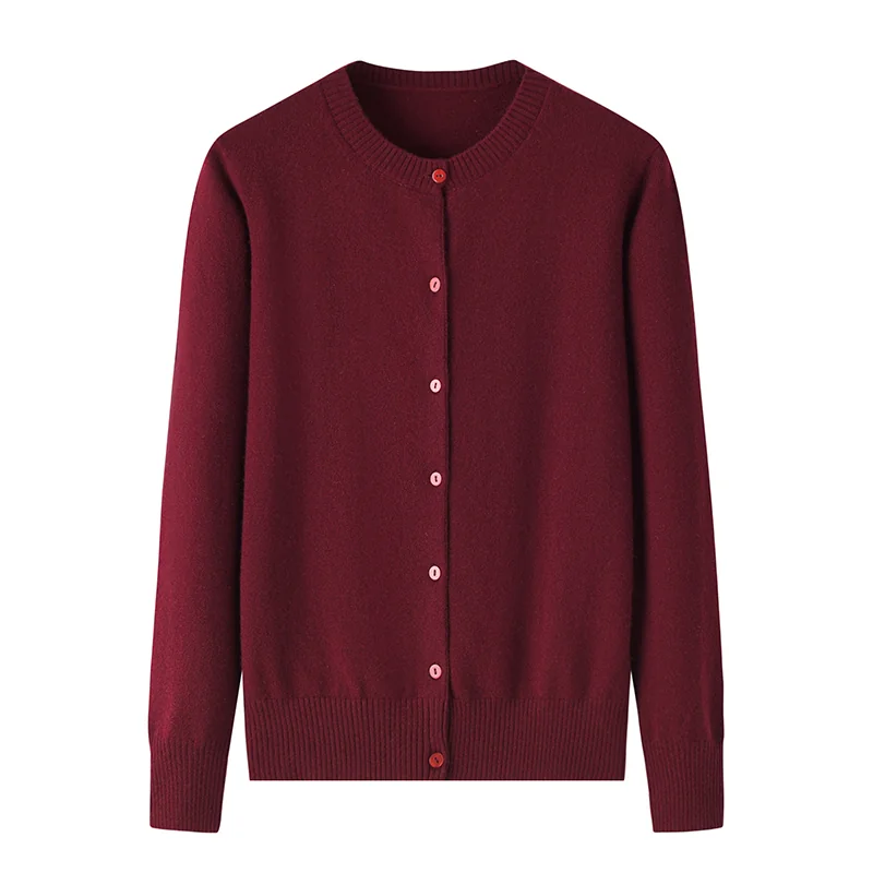 100% Cashmere, Cashmere crew-neck pullover with color-block sleeves, 14–15.5µm, Cashmere Garment — detail view 8