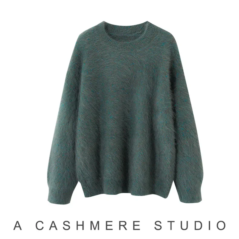 100% Cashmere, Cashmere henley-style three-button pullover, 14–15.5µm, Cashmere Garment — detail view 6
