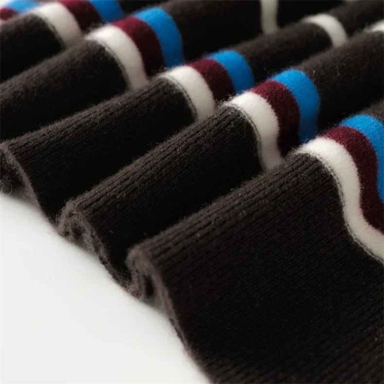 100% Cashmere, Custom Cashmere Loose Pullover Women - Long Sleeve Crew Neck Sweater Wholesale FW 2025, 14–15.5µm, Womenswear — detail view 2