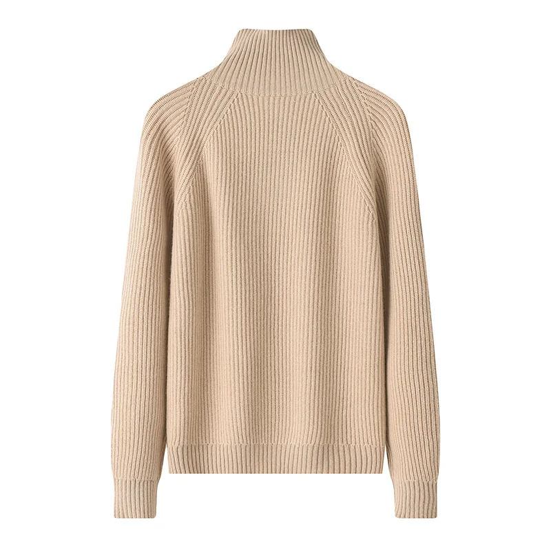 100% Cashmere, Cashmere V-neck button-front cardigan, 14–15.5µm, Cashmere Garment — detail view 4