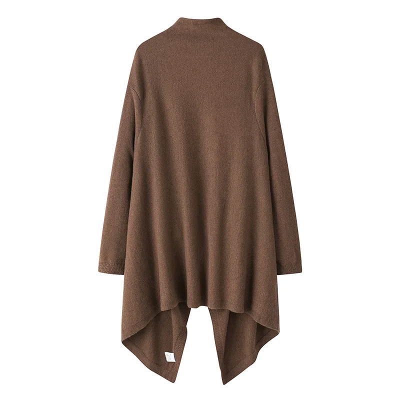100% Cashmere, Cashmere crew-neck pullover with cable knit, 14–15.5µm, Cashmere Garment — detail view 3
